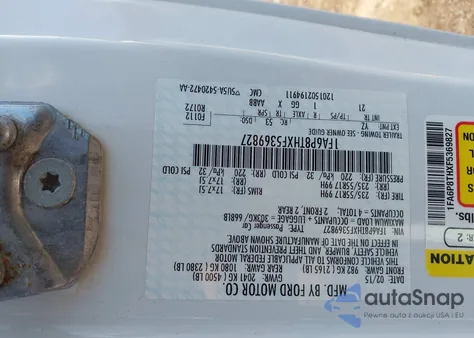 2015 Ford Mustang Ecoboost from USA, damaged, VIN 1FA6P8THXF5369827